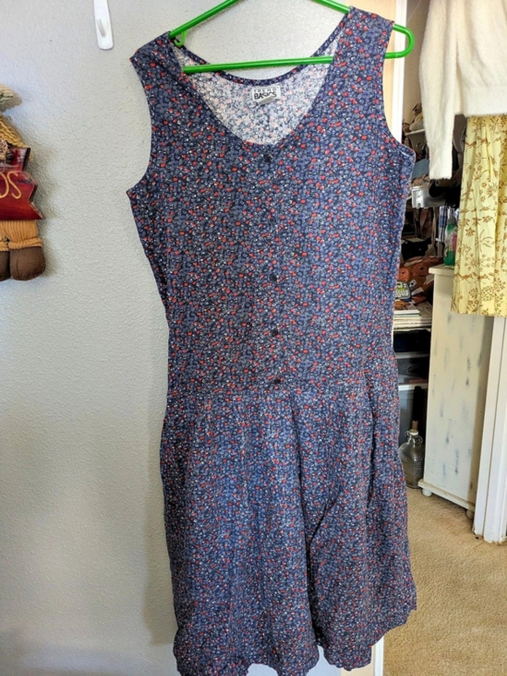 Trend Basics Floral Cotton Dress Size Large
